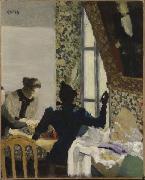 Edouard Vuillard Thread oil painting on canvas